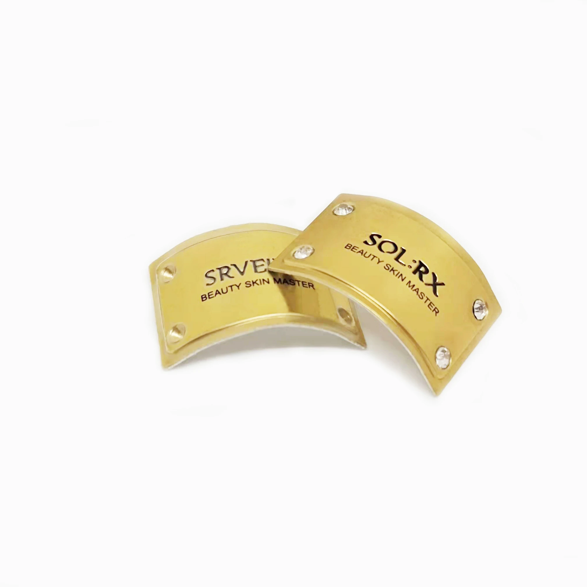 Metal sign custom aluminum plate manufacturer metal wine label label labeling production printing LOGO perfume nameplate