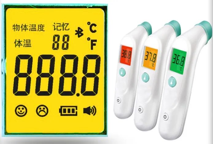 8 digital display TN STN  segment tn lcd screen