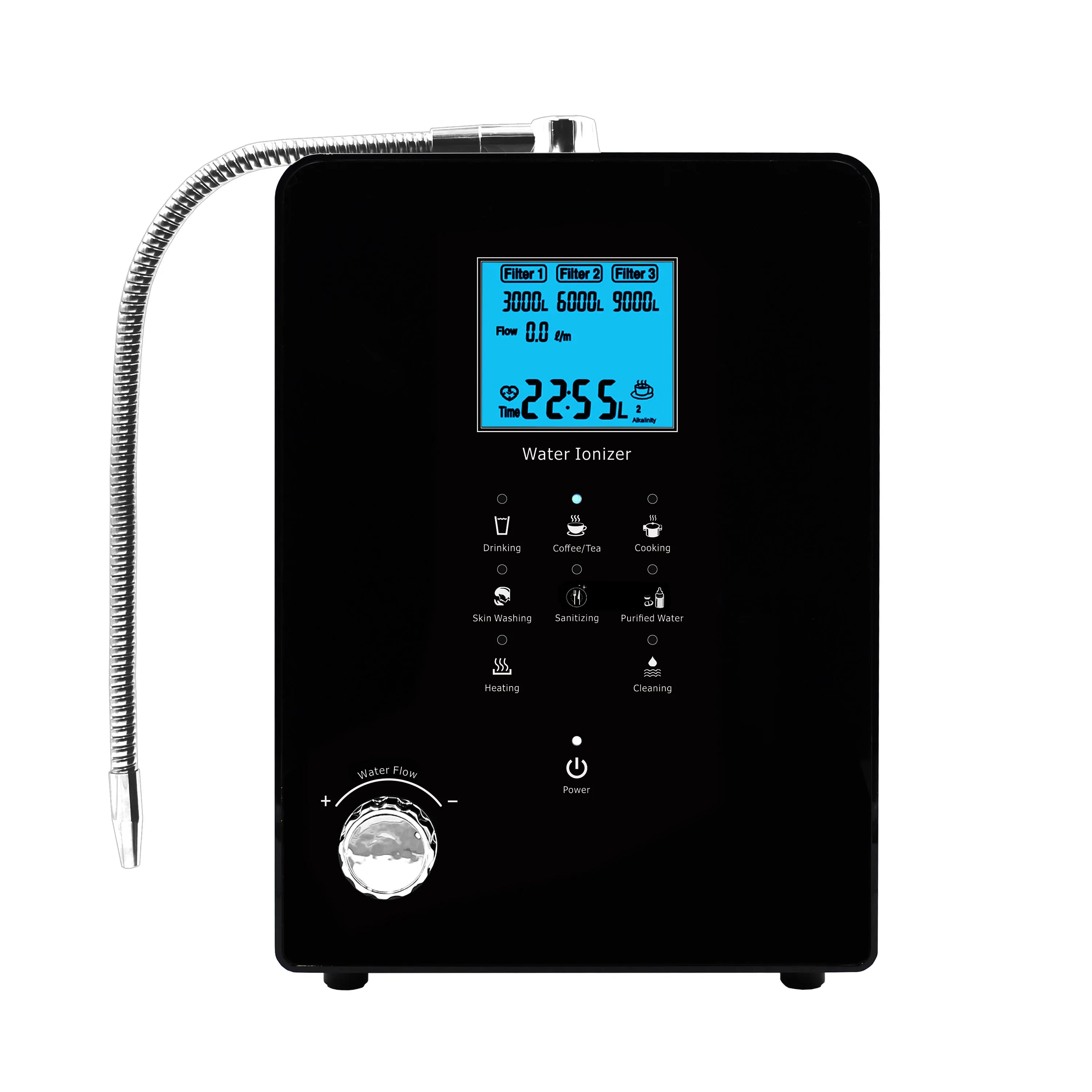 Commercial Multi-Functional Alkaline Water Ionizer 9-Plate Titanium 939 Hydrogen Water Generator Machine Premium Water Filter