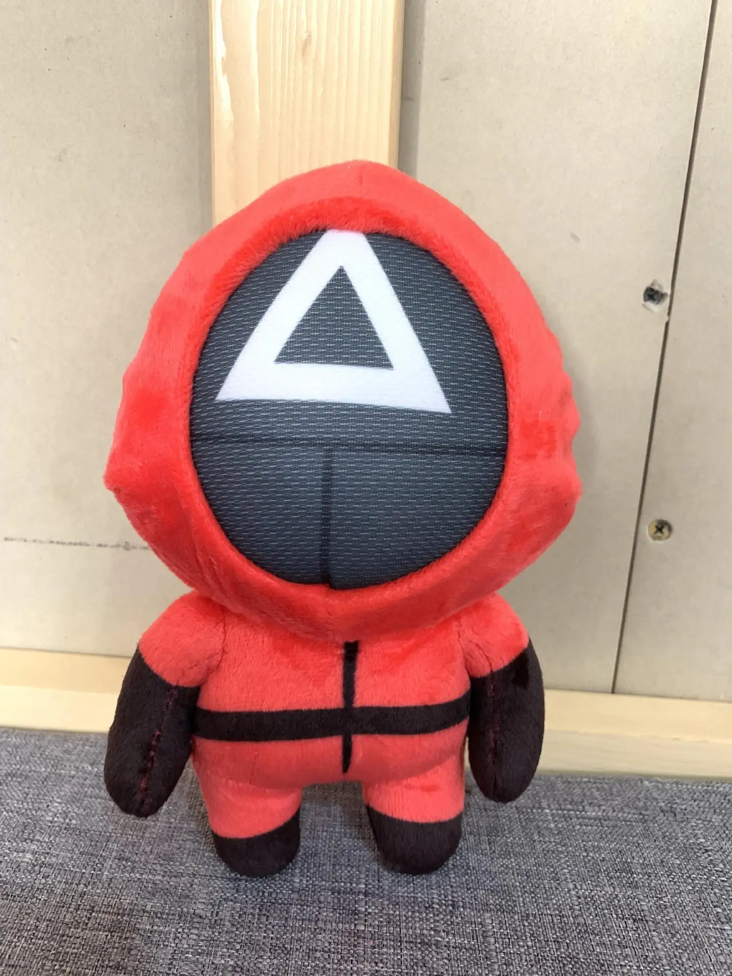 Корейские фигурки из игры кальмар квадратные круглые треугольные плюшевые игрушки