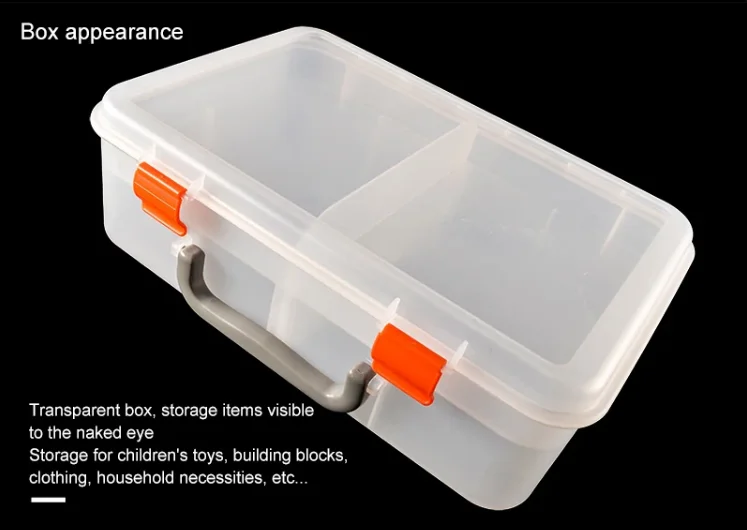 Hot sale can be customized color tools toys small devices plastic storage box