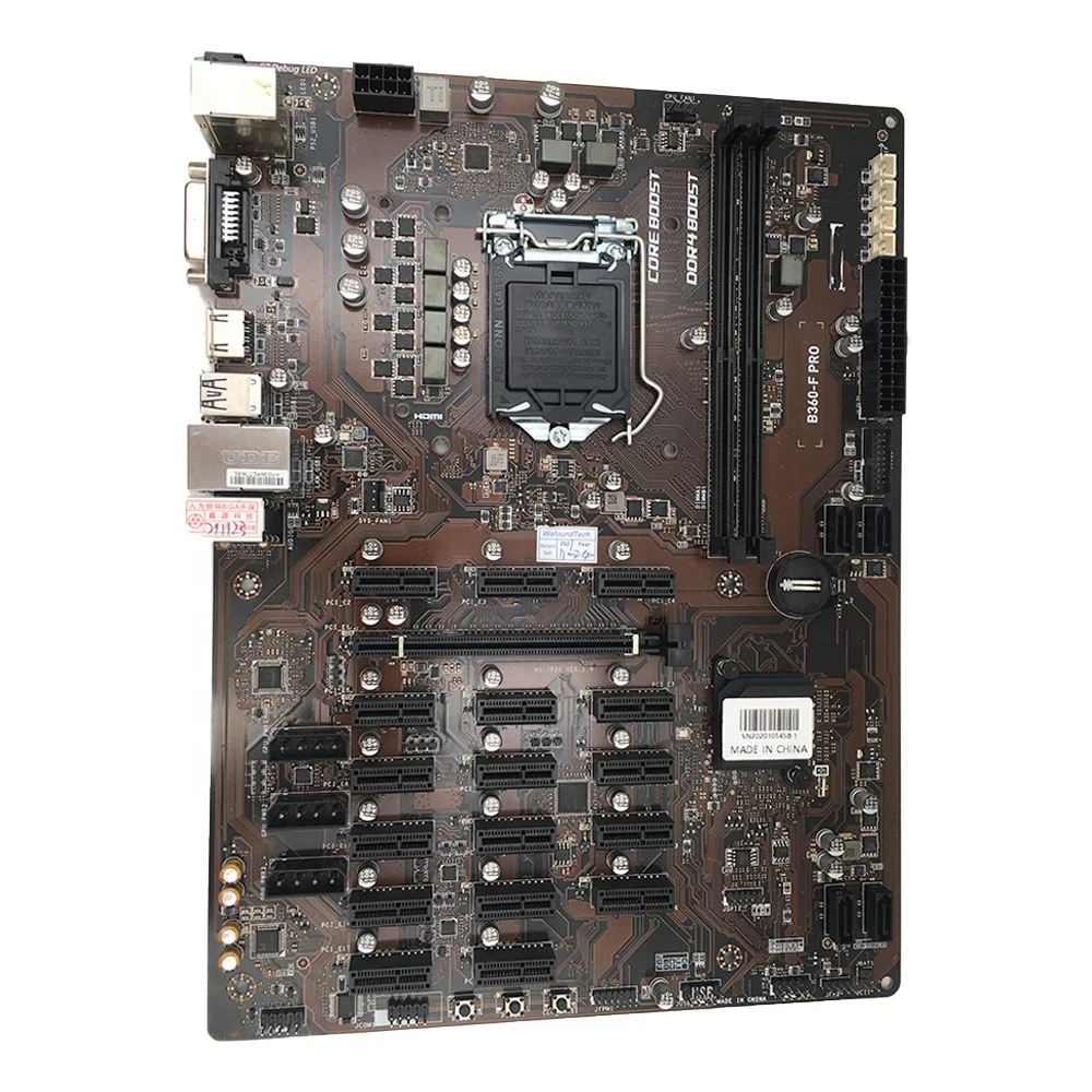 For MSI Desktop Motherboard B360-F PRO LGA 1151 B360 Chipset DDR4 32GB Perfect Tested