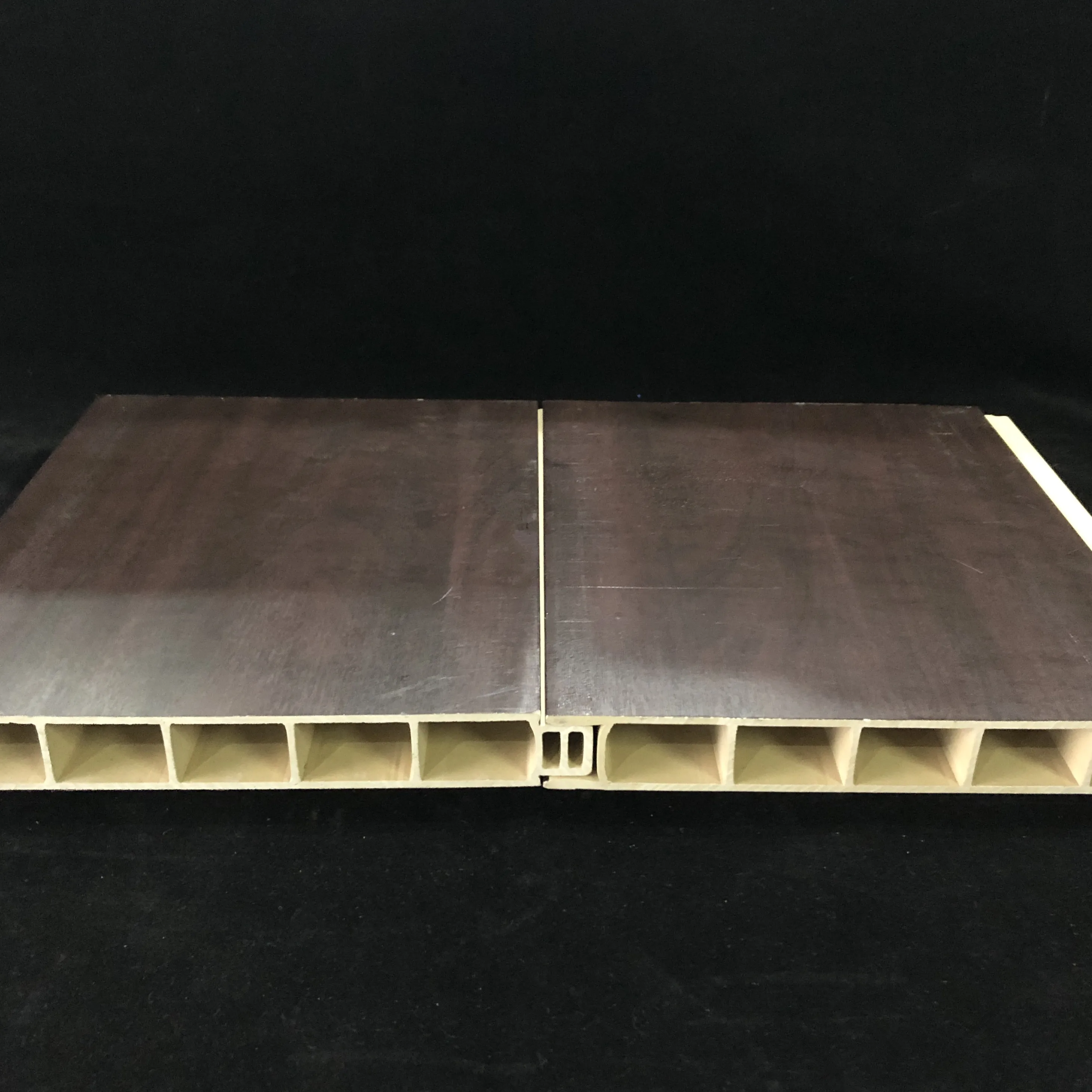 High quality WPC door assembled tech veneer Wood Plastic Composite Assembly Door for Room Interior