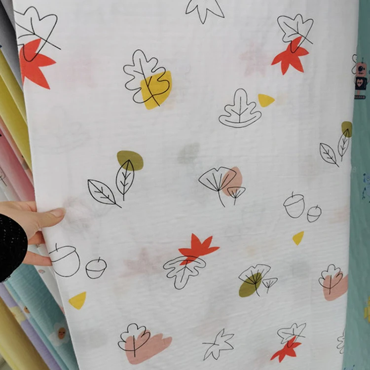 Wholesaler  Customization Printed 100% Cotton Twill Printed Cotton Fabric for Bed Linen OEM Order