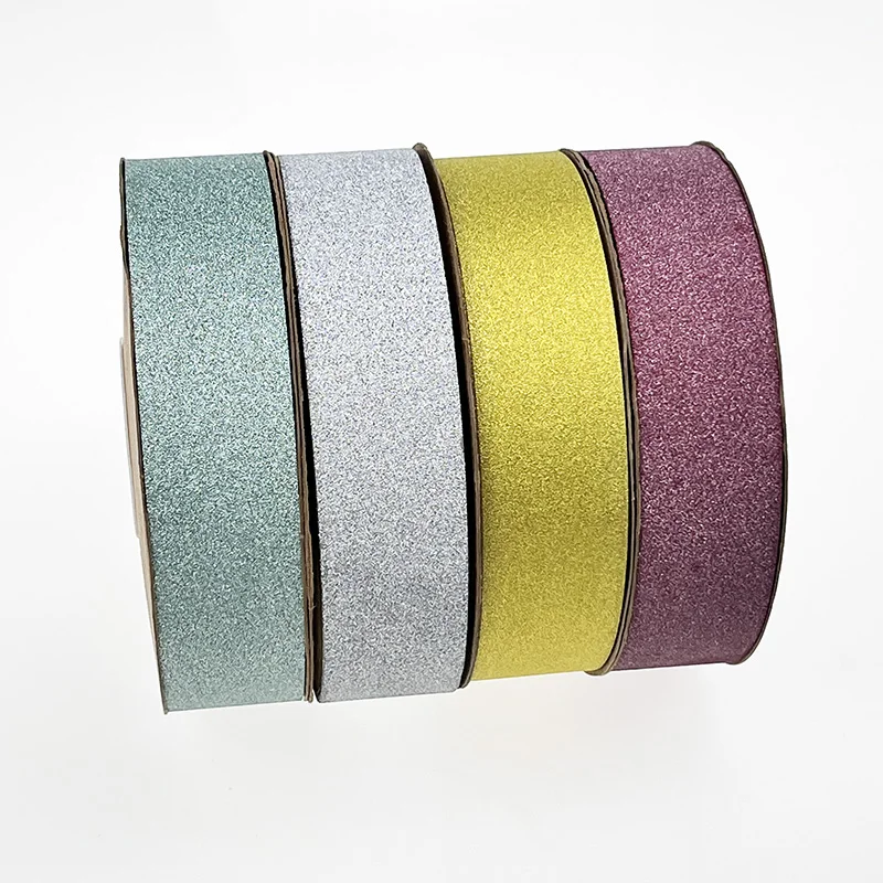 Gift Wrapping Factory Custom Printed Solid Pp Metallic Plastic Ribbon Roll