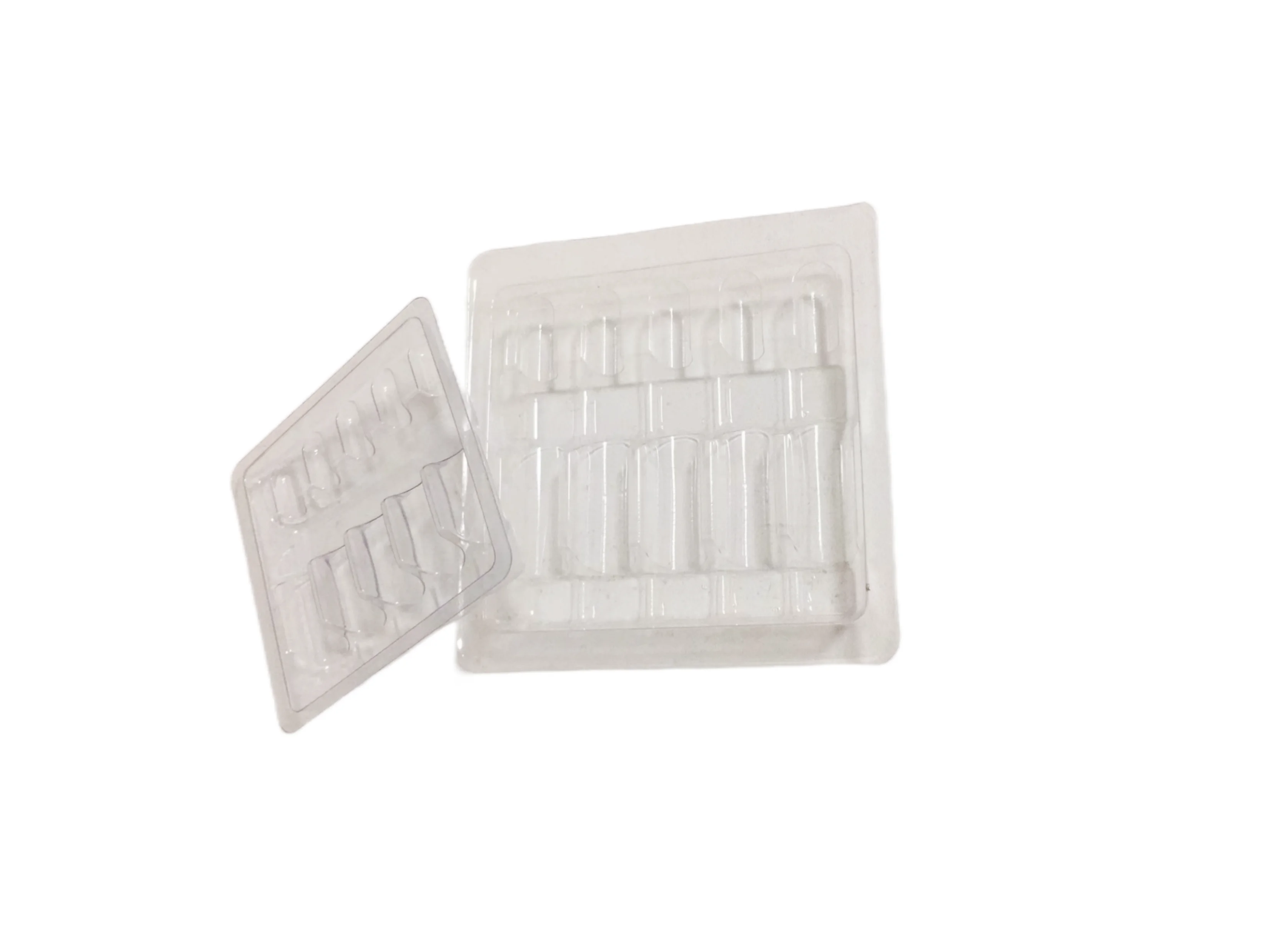 1ml/2ml/3ml/5ml/10ml medical ampoule glass blister plastic packaging tray for ampoule & vial