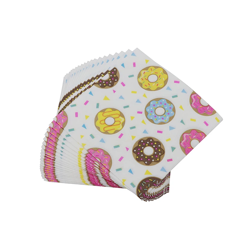 Wholesale recycled custom printed color cocktail dinner paper table napkins