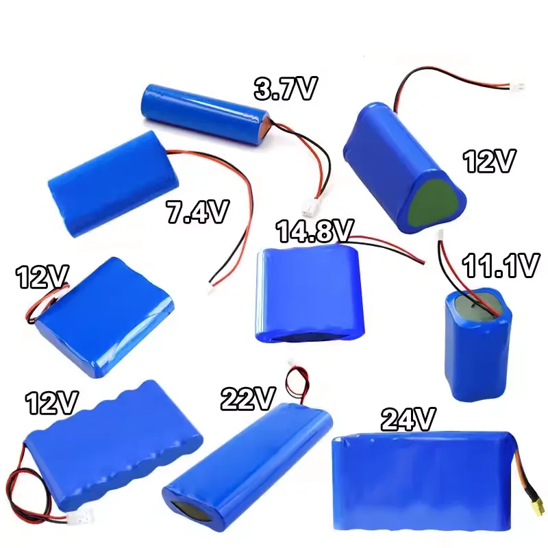 Customized Li-ion Battery Pack 18650 21700 32700 2V 12V 24V 36V 48V 60V 72V 6Ah 8Ah 10Ah 20Ah 30Ah 40Ah Lithium Ion Battery