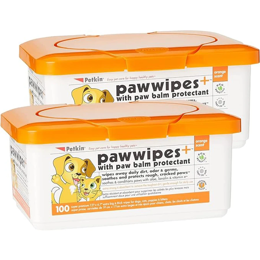 100pcs Aloe Pet Wet Wipes Anti-Bacterial Dog and Cat Cleaning Wipes for Puppies and Cats