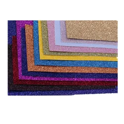 Wholesale Factory Supply Multicolored Crafts Book Glitter foam paper Adhesive tape roll