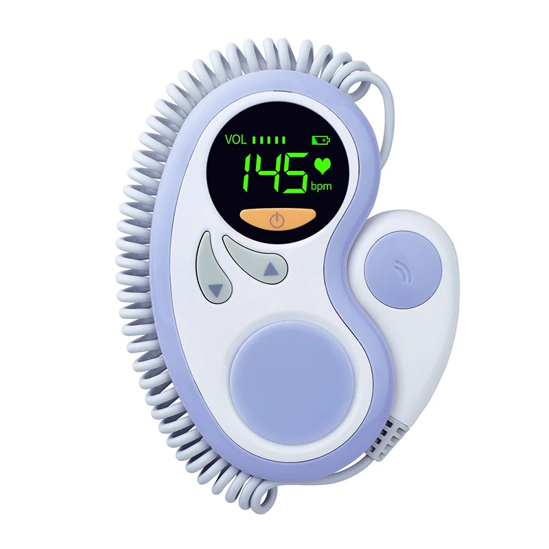 Yonker doppler fetal portatil baby heart rate monitor ultrasonic pocket fetal doppler pregnancy heartbeat monitor