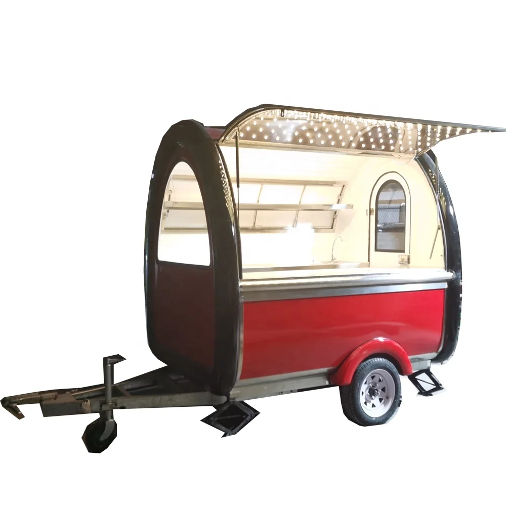 
Fiber glass small food trailer carts/used food trucks/fast food vending carts for sale 