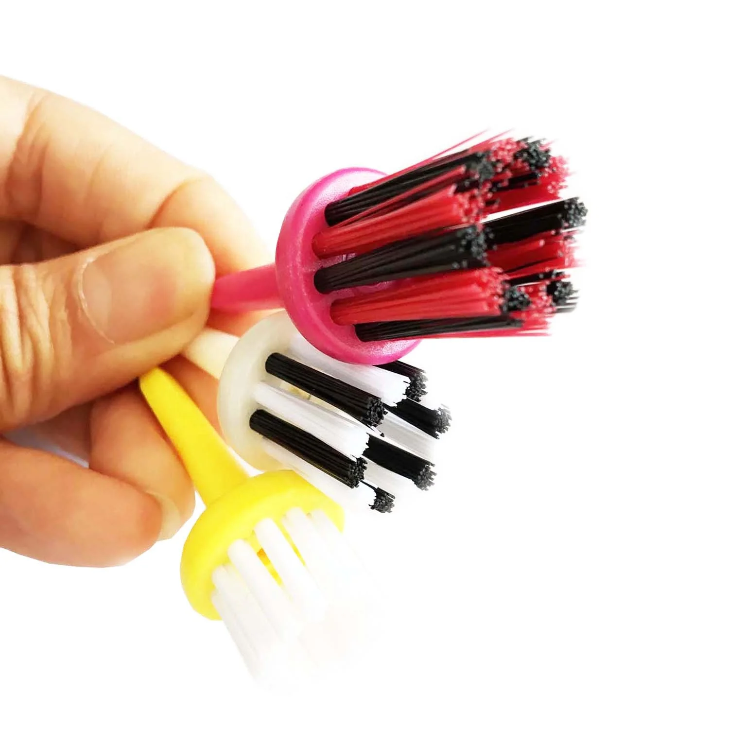 wholesale custom logo  plastic golf tee brush Unbreakable Plastic Brush 3 Colors Size Driver Training Unbreakable Tee