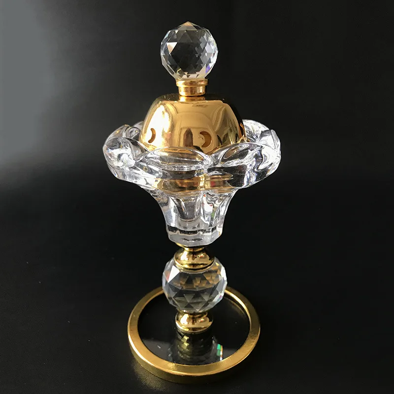 High Quality Durable Household K9 Crystal Incense Burner Decorative Incense Burner