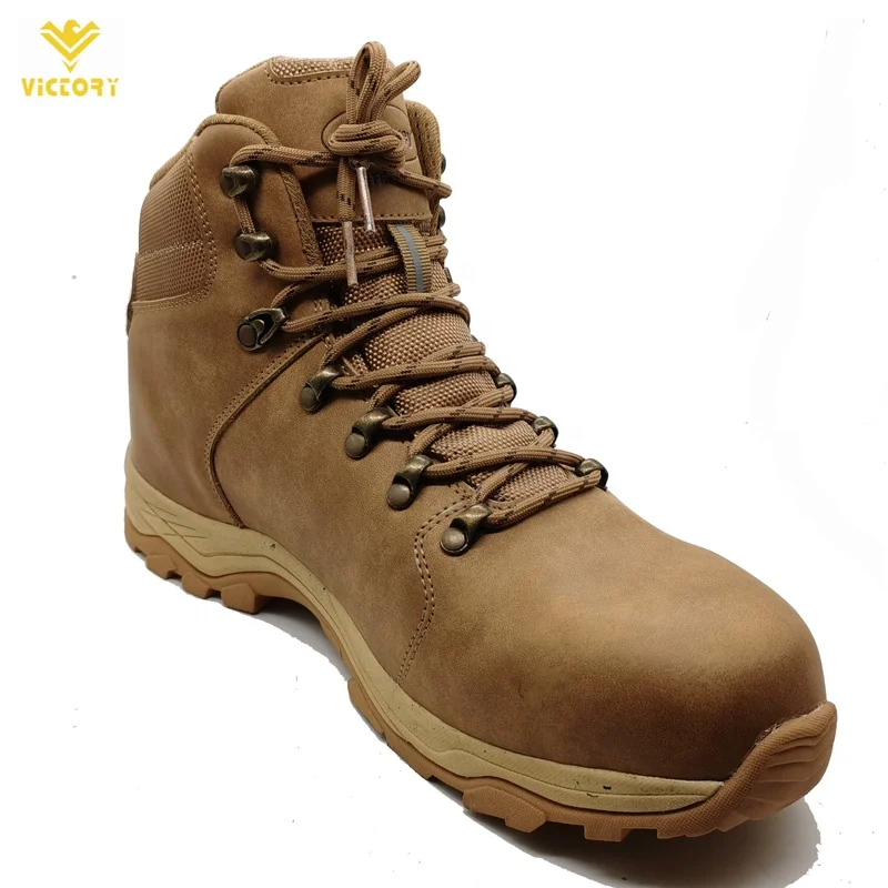 China Men boots for men wholesale desert leather boots,waterproof hiking boots with shoe lace