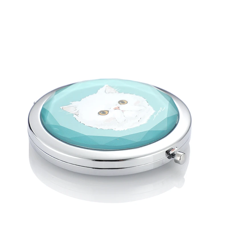 make-up mirror wholesale personalized handheld mirror/Customized  circular pocket mirror