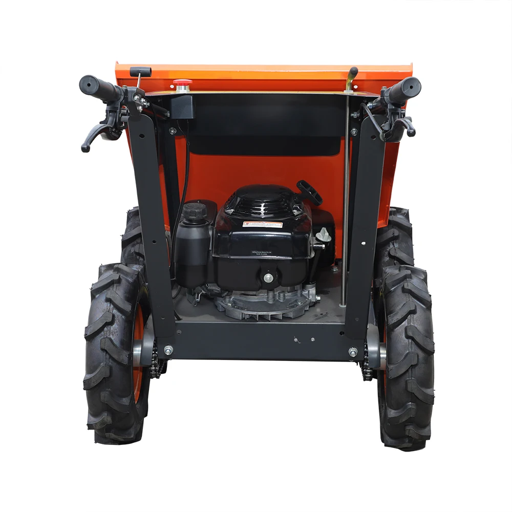 KONSTANT 250kg Mini Dumper Power Wheelbarrow CE Approved Low Price OEM Factory Direct Mini Concrete Buggies 4x4 Wheel Drive