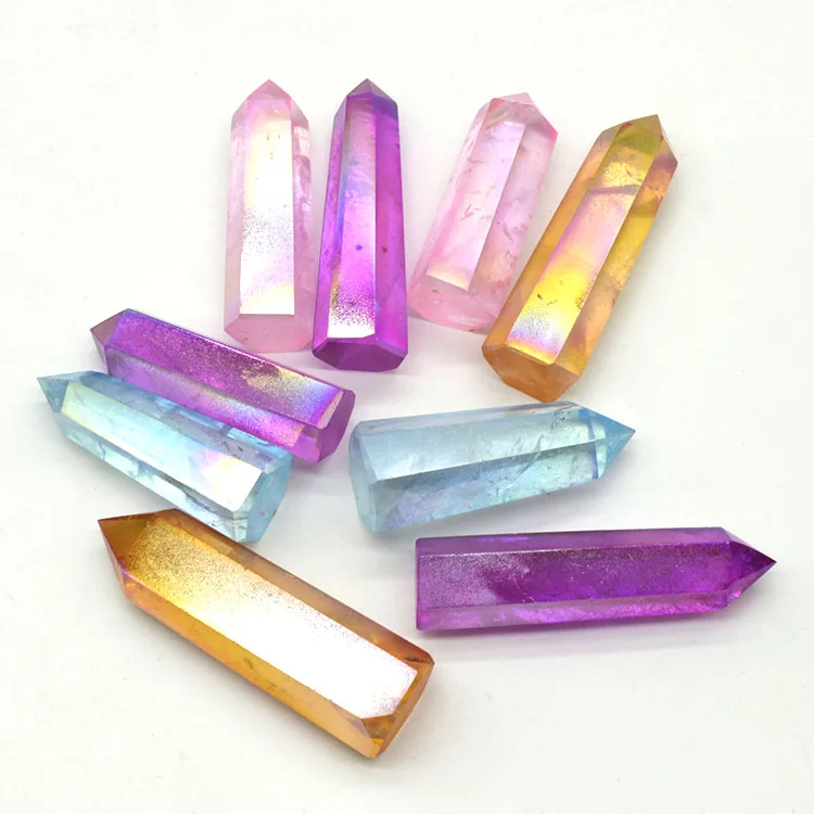 
Customize Wholesale Gemstone Tower Natural High Quality Pink Opal Quartz Crystal Point Obelisk Tower 