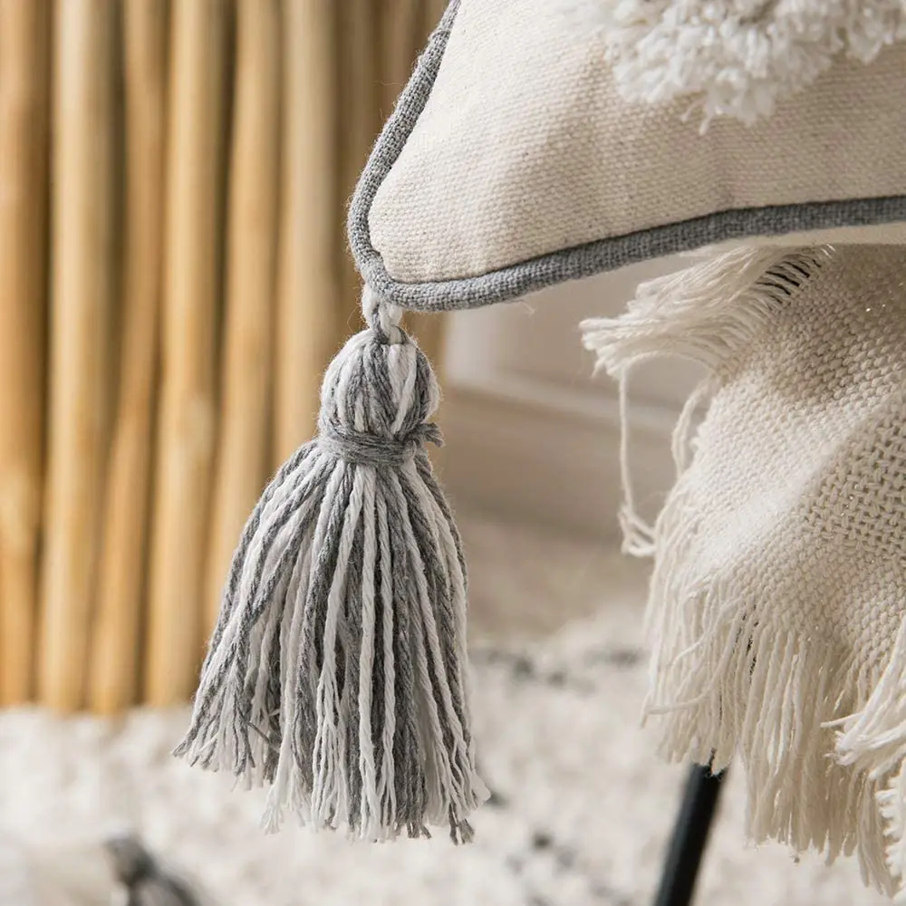 Pillow Cover Woven Boho Throw Pillow Covers Cushion Cover Tassels Pillowcase Linen Decorative Collection