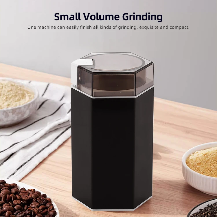 Multifunctional Household Electric Small Grinding Mill 200W Coffee Grinder for Beans, Spices, Herbs, Nuts, Grains