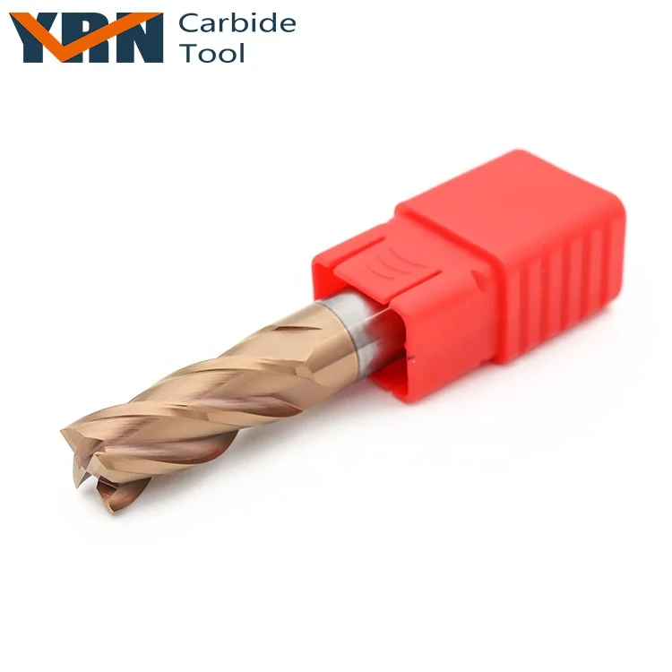 Wholesale CNC Cutting 3mm 4mm Solid Carbide Square Milling Cutter HRC55 End Mill