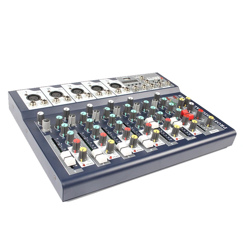 Factory made channel microphone mixer audio console cement mixing plant price used for music sound