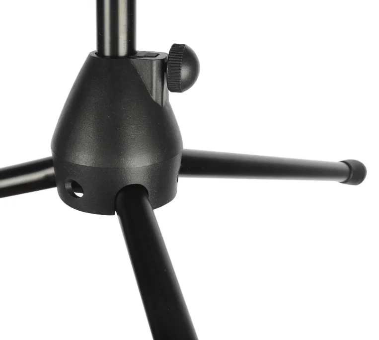 BEST SALES DOUBLE MICROPHONE STAND STABLE DELUXE BLACK