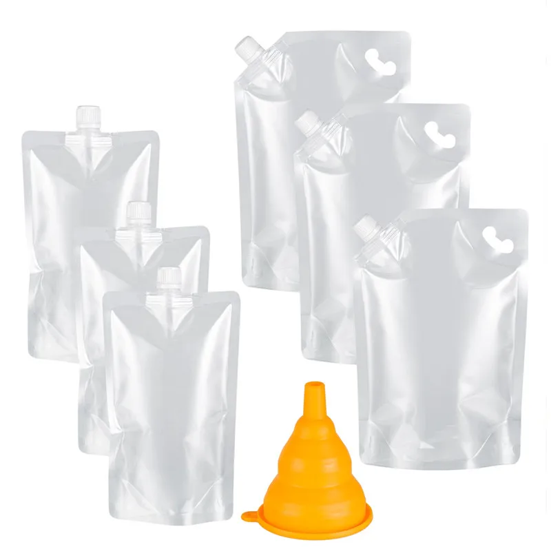 China supplier laminated plastic drink pouch with spout/soft drink spout pouch/Beverage spout bag