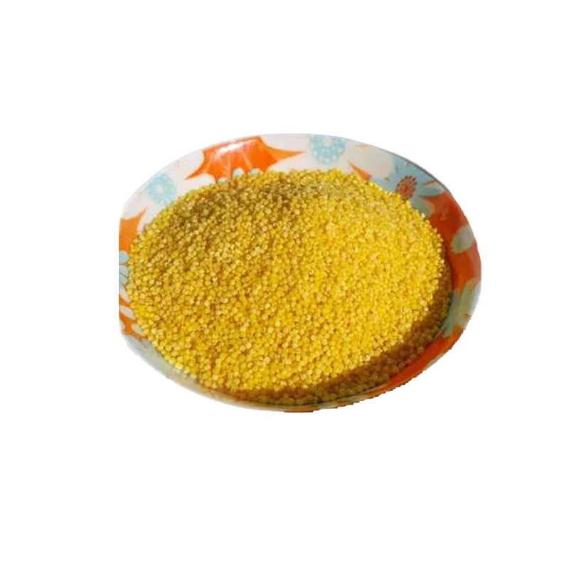 
The color is full and the grain is round and golden millet xiao mi yello millet importer of millet 