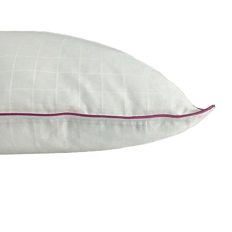 Factory sale 300tc 100% cotton single-line dobby fabric polyester pillow