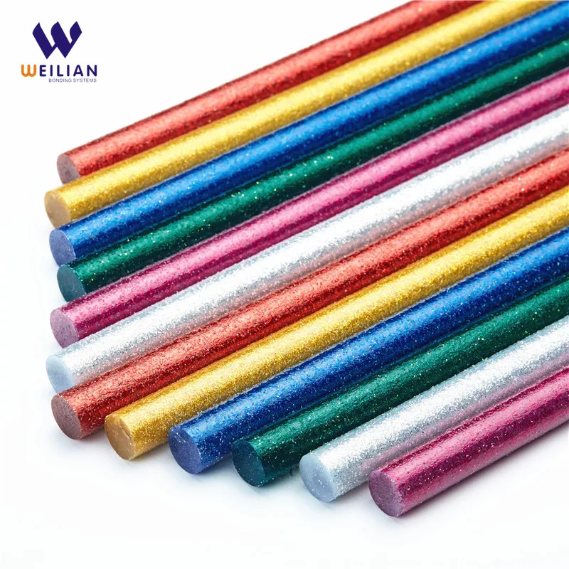 Блестящий клей-карандаш, порошок, цветной клей горячего расплава