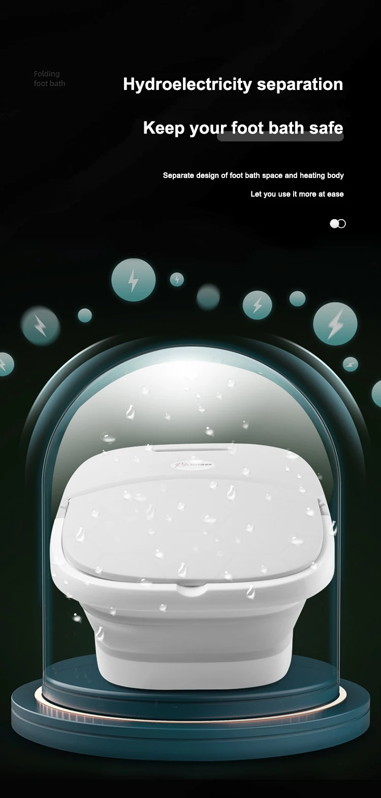 Portable Folding Foot Bath Barrel Collapsible Bath Foot SPA Massage Foot Bath Tub For Home