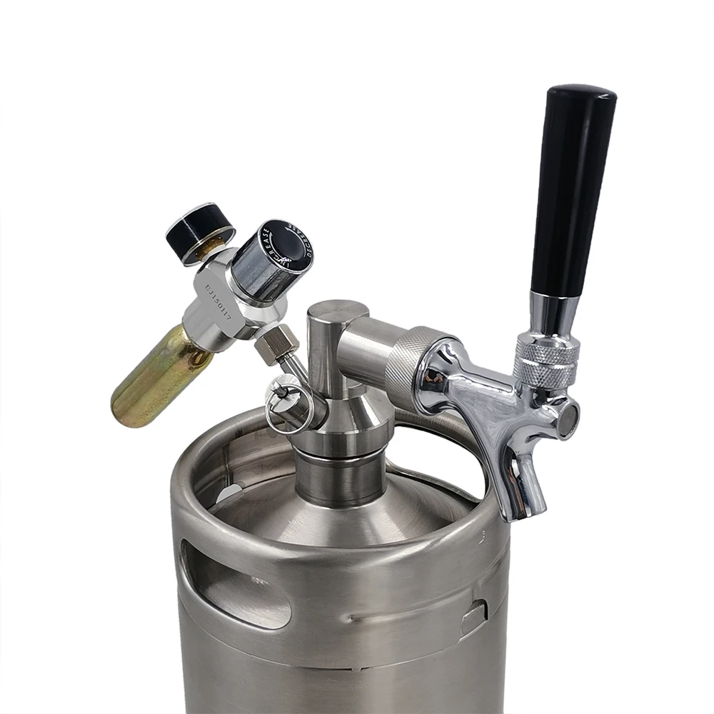 One gallon Reused Pressurized stainless steel beer 4 liter keg for Fresh Beer
