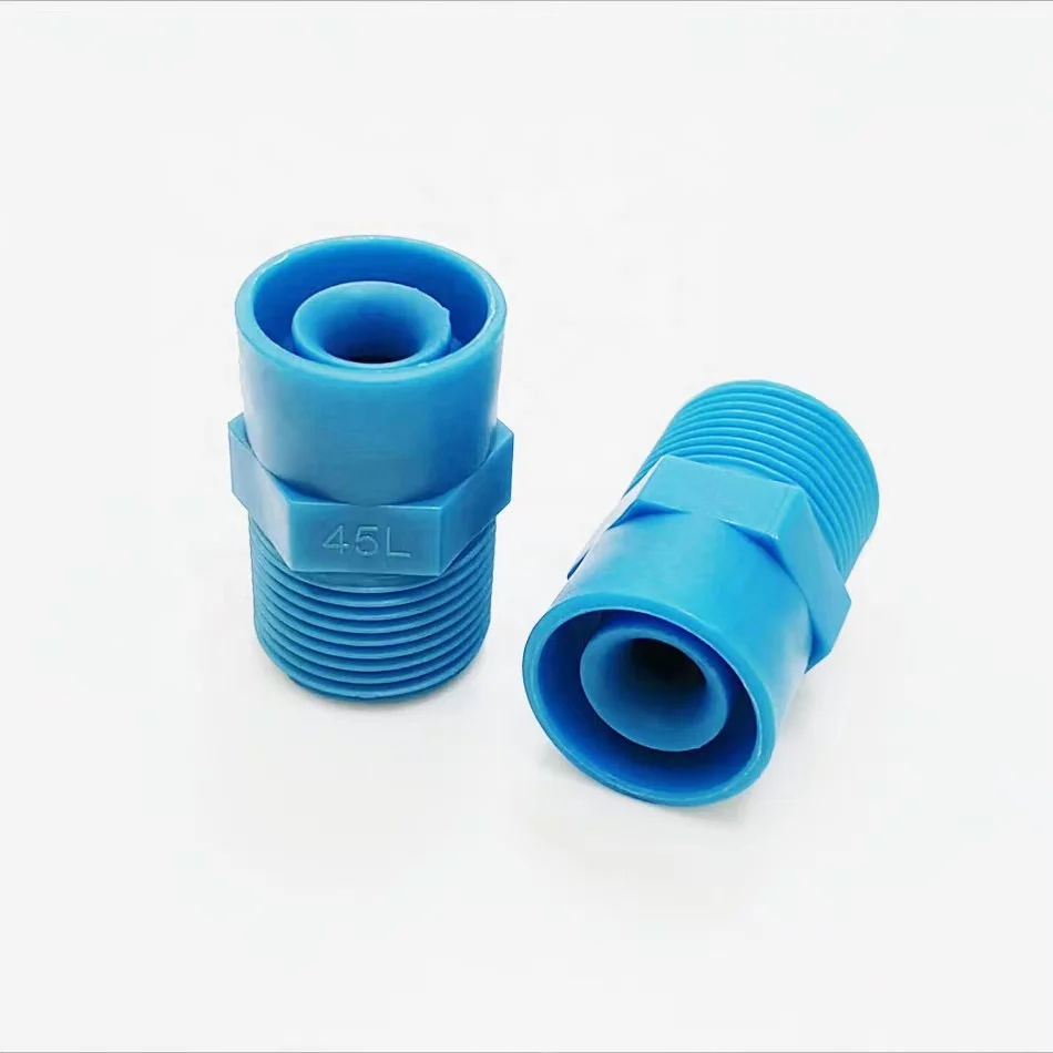 1/2, 3/4, 1 Inch Blue PP/Plastic BBW big  Flow  Full Water Jet Cone Spray Nozzle