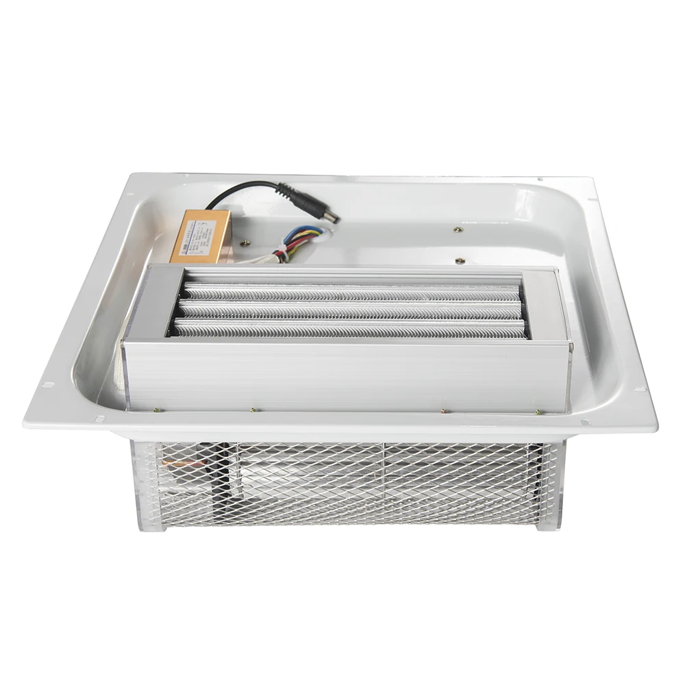 LSA OEM ODM PTC ceramic fan heater with LED Light 300X300mm bathroom heater ceiling 3 in 1 electric heater  electric