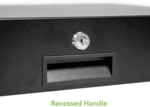 Drawer Cabinet Case 19 Inch Rack Mount  Locking Lockable Deep Drawer with key under desk drawer