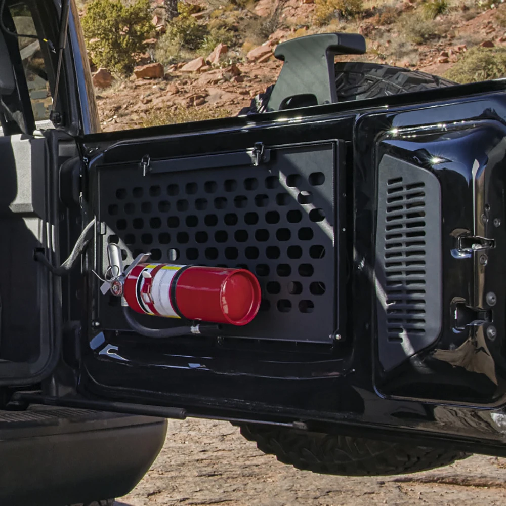 Foldable Tailgate Table No Drill for 2021 2022 New Ford Bronco  Rear Door Molle Panel Cargo Organizer Shelf Rack Tool