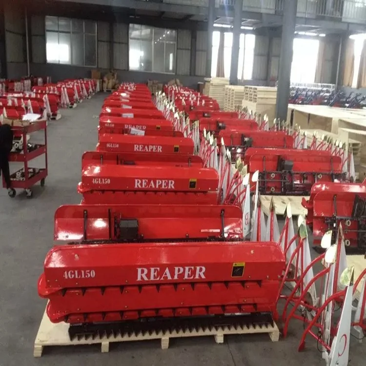 Farm use Mini Rice Wheat Crop Grain combine reaper harvester Machine