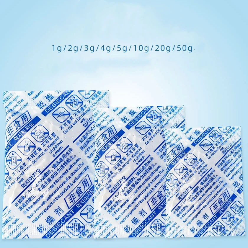 Custom logo diatomite granules shoes clothing electronics anti mold desiccant moisture absorber packet