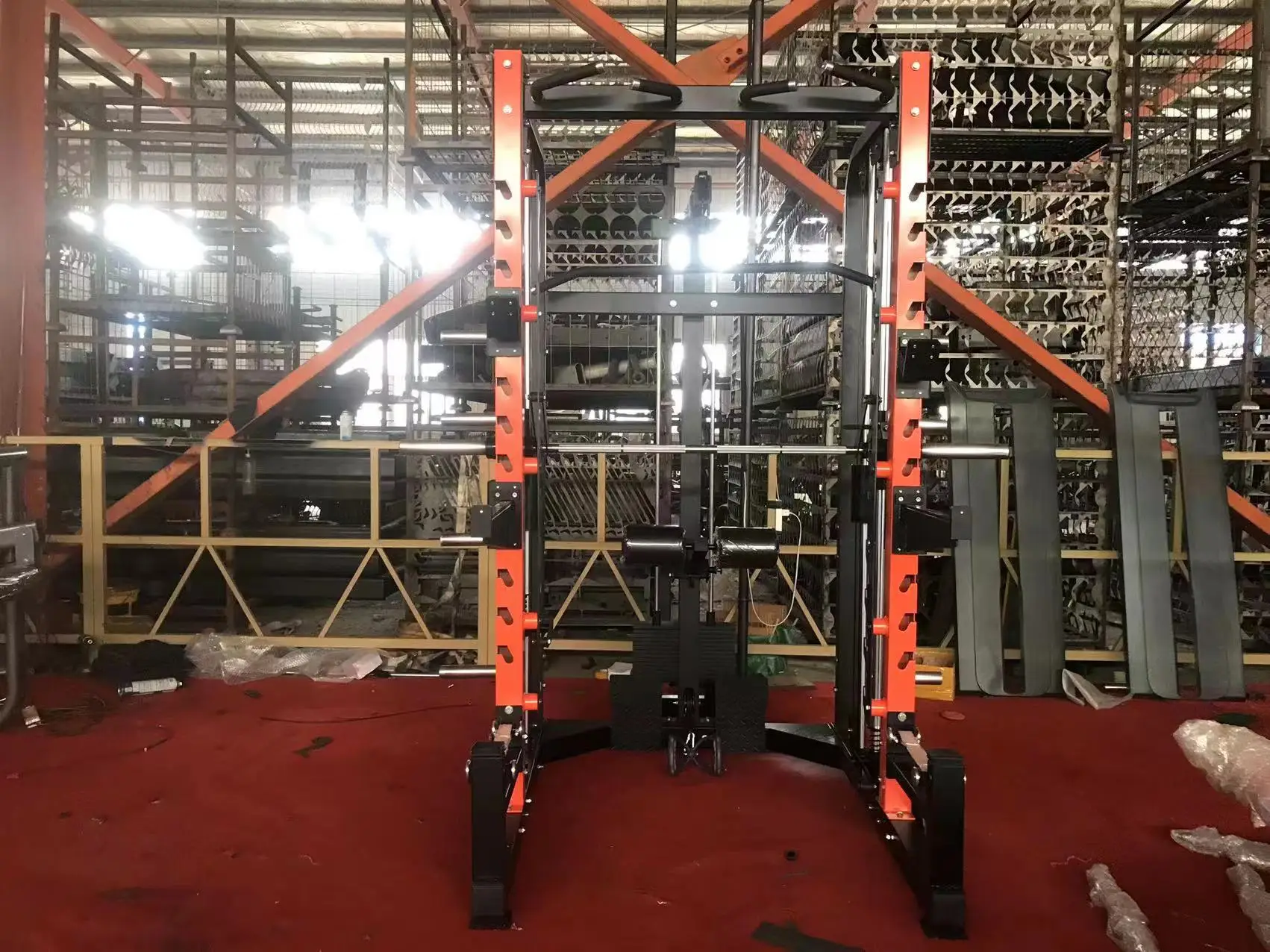 Factory Hot Wholesale All In One Commercial Comb Trainer Home Fitness Equipment Power Multi Functional Squat Rack Smith Machine