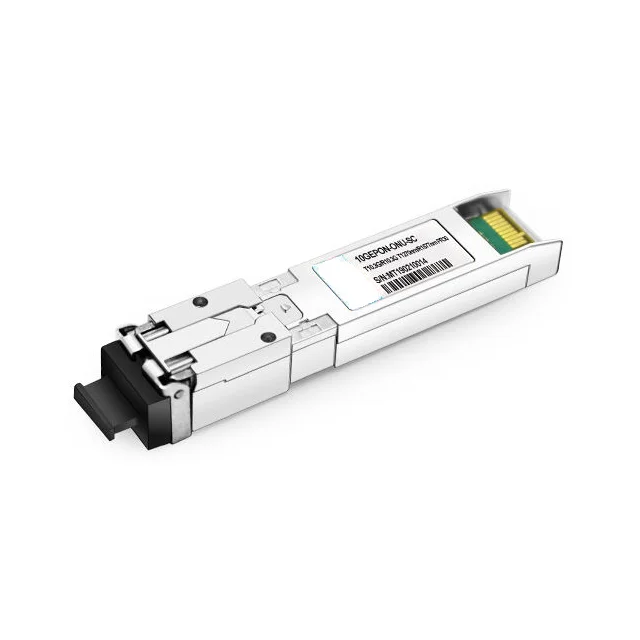 10GEPON-ONU-SC Optical Transceivers: Symmetric 10GEPON ONU SFP+ TX-10.3G/RX-10.3G, TX-1270nm/RX-1577nm