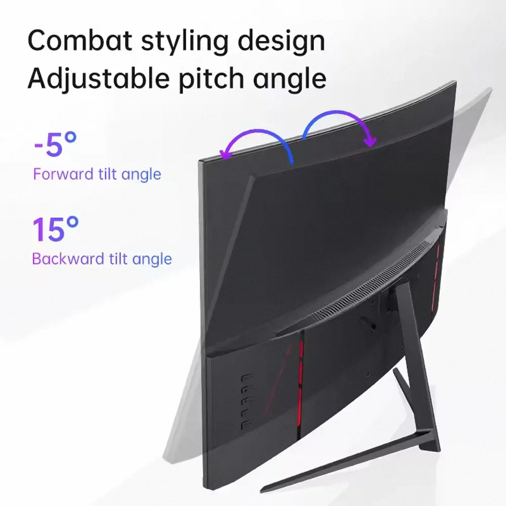 Wide Screen 4k Monitor 32 Inch Lcd Monitors Curved Borderless Professional 4k Gaming Monitors