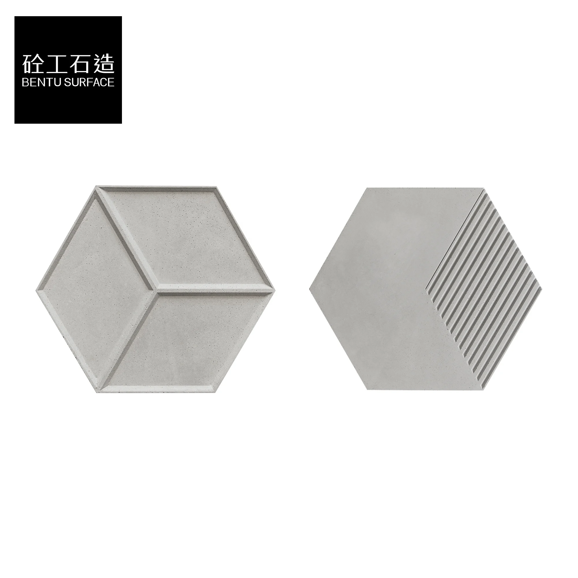 
Bentu Six hexagon design concrete wall tiles 