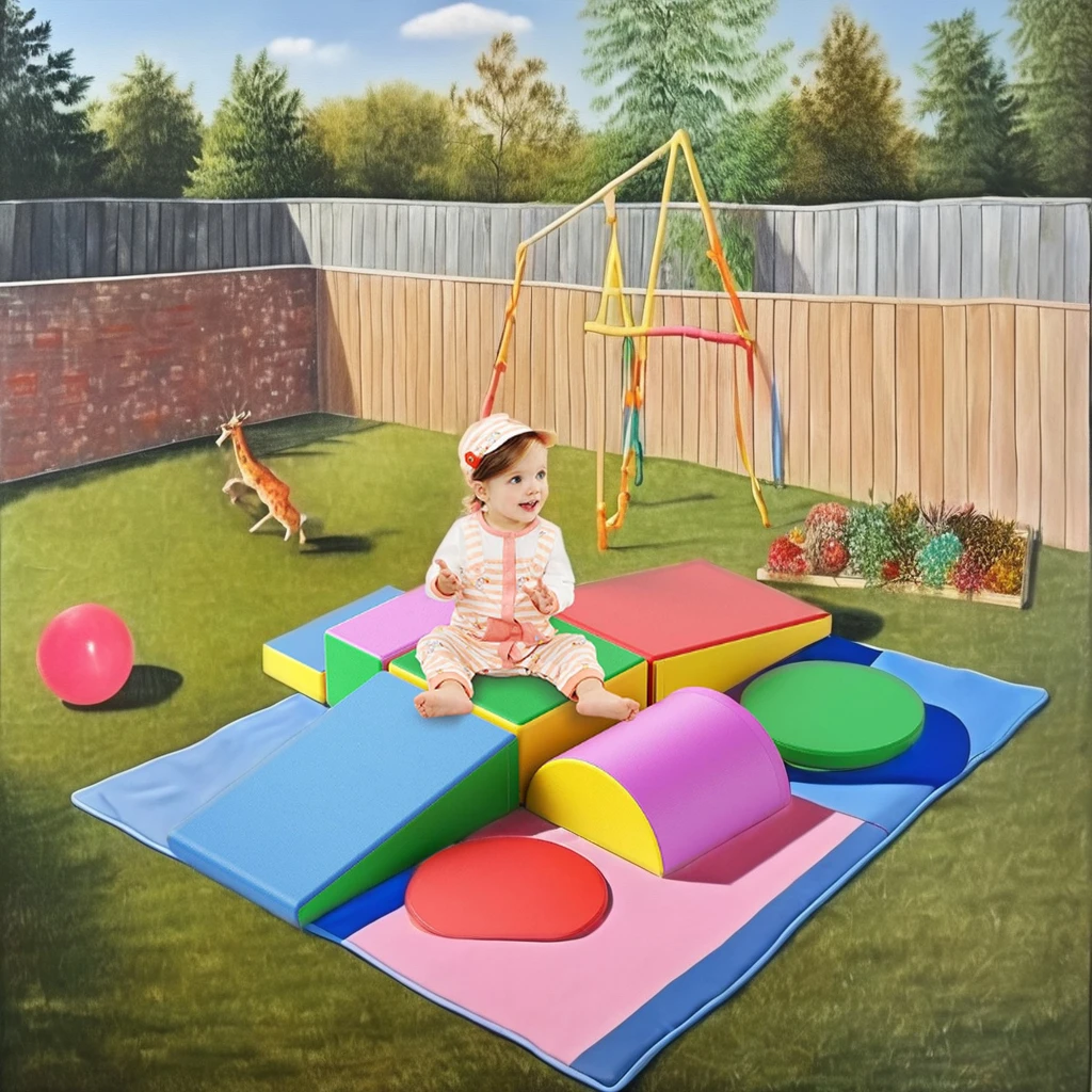 Hot Sell Wholesale Multi-color Kids Play Couch Baby Mat For Playroom modular Kids Play Sofa