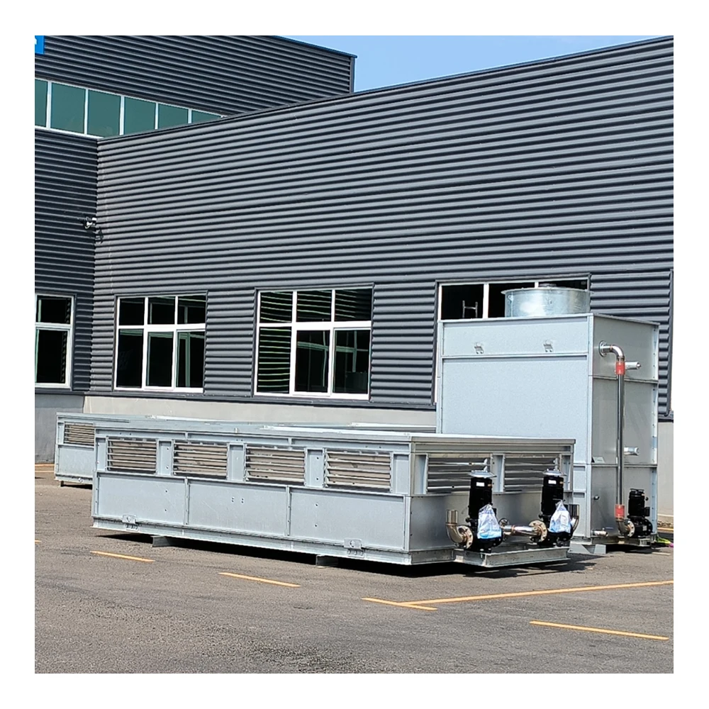 Industrial Condenser Stainless Steel Water To Air Finned Tube Heat Exchanger  Water Cooled Chiller
