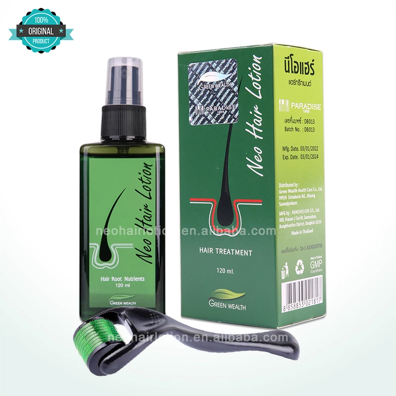 Organic Hair regrowth oil Made In Thailand Neo Hair Lotion Paradise anti hair loss lotion