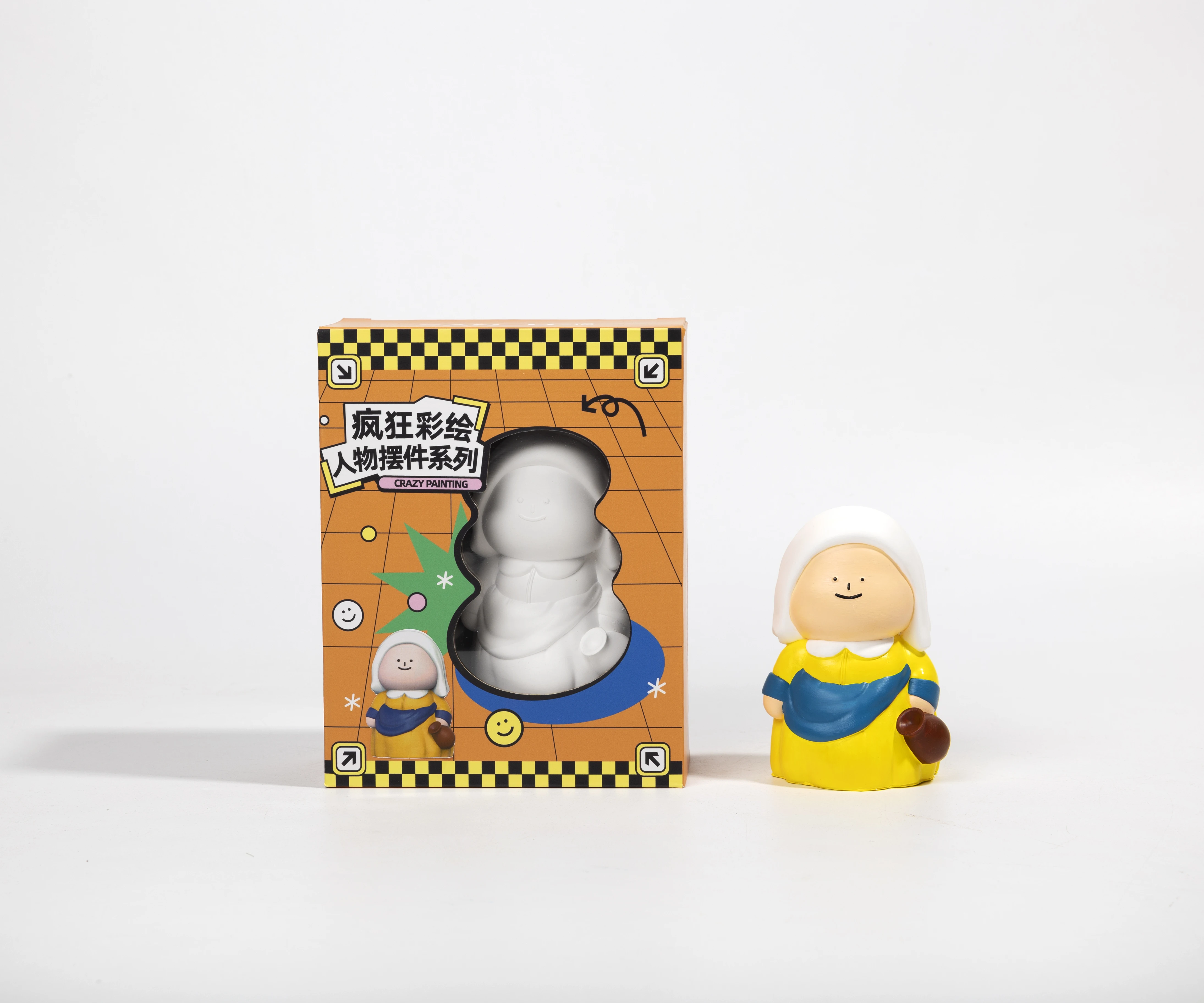 new crafts diy drawing toys 2024,plaster figures doll painting art ornaments Coloring toy kit,kids educational toys for children