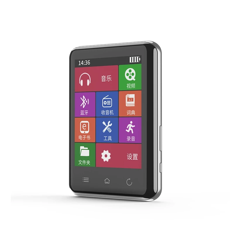 RUIZU D66 MP3 Player 16gb Mini with 2.8 inch Screen Support FM,Recording,E-Book,Clock