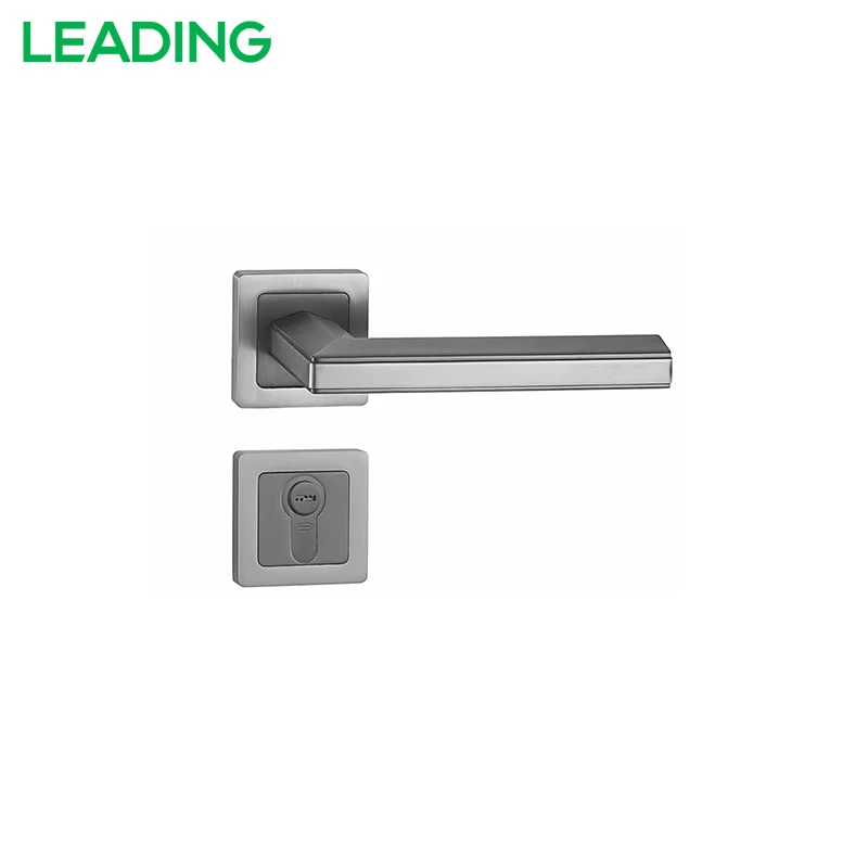 Ручки для межкомнатных дверей, роскошные для гостиной и гостиницы, из цинкового сплава, Современная внутренняя деревянная дверная ручка замка