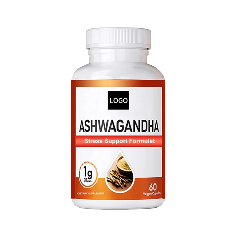 Factory Customization Herbal Dietary Supplements Ashwagandha Capsules improve sleep herbal plant extract health care product